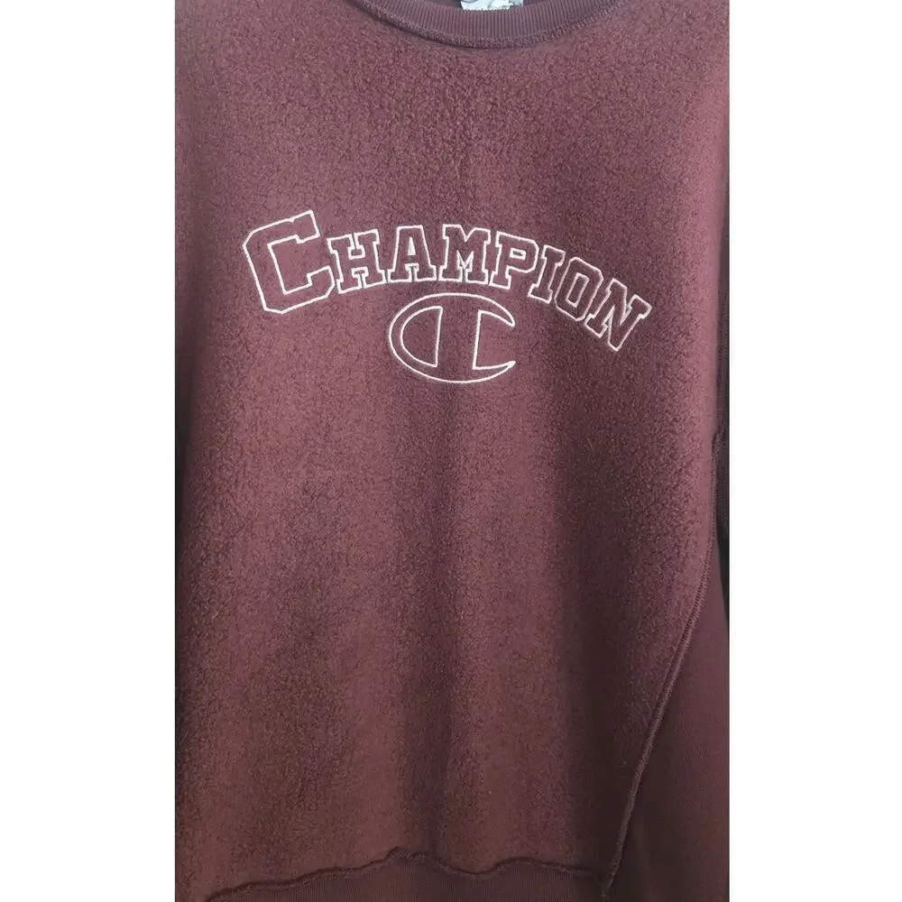 Champion Reverse Weave Unisex Long Sleeve Sweatshirt Vintage Size Small